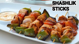 SHASHLIK STICKS Restaurant Style by YES I CAN COOK [upl. by Akinehs777]