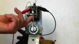 1Cylinder Solenoid Engine with Hall switching [upl. by Aztilem]