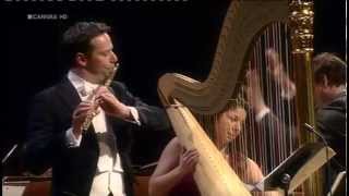 Anneleen Lenaerts and Walter Auer play Concerto for flute and harp in C major KV 299 by Mozart [upl. by Marcie]