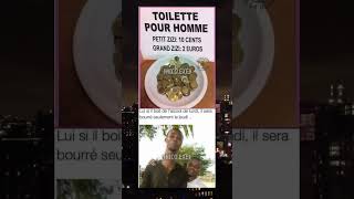 Toilette homme😭meme drole viralvideo [upl. by Atenahs]