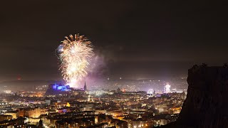 Hogmanay Edinburgh1st Jan 2024 [upl. by Annaihs]