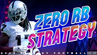 2023 Fantasy Football  Zero RB Draft Strategy [upl. by Dimitris]