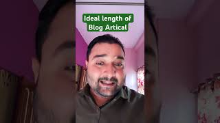 Blog article ideal length Blog post kitne word ka likhe [upl. by Sou]