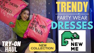 All new Dresses Haul From NEWME💚  Latest amp trendy  Tryon  honest Review  gimaashi [upl. by Vail801]