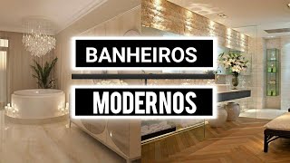 45 IDEIAS DE BANHEIROS MODERNOS  BANHEIRO PLANEJADO  BANHEIROS DECORADOS  JOSEANE SILVA [upl. by Dalpe]