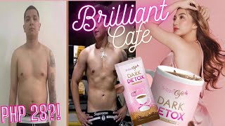 Brilliant Dark Detox Coffee Honest Review amp Experience 28 PESOS LANG  Philippines [upl. by Heymann]