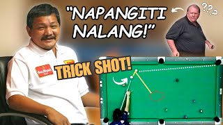 NATULALA AT NAPANGITI NALANG ANG POOL LEGEND SA MAGIC NI EFREN REYES HALL OF FAMER SINAMPOLAN [upl. by Ilyssa]