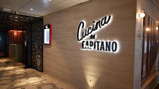 Carnival Jubilee Cucina Del Capitano Restaurant Review [upl. by Sihtnyc]