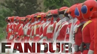 GaoRanger Fandub Red Rangers Rollcall [upl. by Niboc]