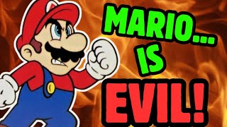 Mario is the Bad Guy Lore Accurate Mario Bros Hack [upl. by Ahsinal855]