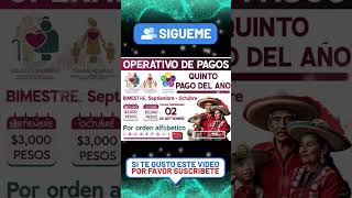 📌💵Mega Operativo en Sep – Oct Pensión Bienestar Personas con Discapacidad y Madres Trabajadoras🗓️💰 [upl. by Eblehs]