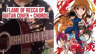 Flame of Recca OP  Guitar Cover  Chords  Nanka Shiawase  THE OYSTARTS [upl. by Giess]