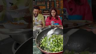 Riteish Deshmukh Favourite Bhendi Recipe riteishdeshmukh bhindi shorts ytshorts shortsfeed [upl. by Anaujait]