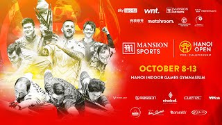 WATCH LIVE  2024 Mansion Sports Hanoi Open Pool Championship  Table One [upl. by Defant]