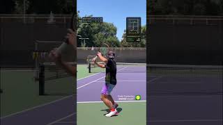 Falling on break point 🫥 SwingVision Tennis TennisPlayer TennisApp [upl. by Bui]