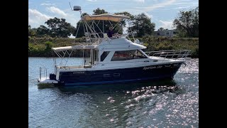 2017 Cutwater 30 Command Bridge CB w Volvo diesel 435 hp inboard offered by MarineMax Brokerage [upl. by Naesed]