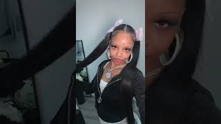 2 Ponytails Install Tutorial  Bow Hair Trends🎀 [upl. by Sybilla]