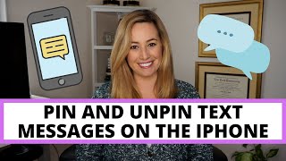 Pin and unpin text messages on your iPhone [upl. by Israeli]