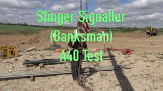 CPCS Slinger Signaller Banksman A40 Test Industrial Training Services Essex [upl. by Gerdi]