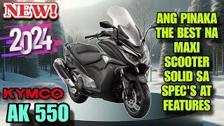 2024 KYMCO AK 550 SOLID SA SPECS AT FEATURES [upl. by Stoddart240]