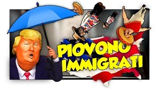 L INFINITA PIOGGIA DI IMMIGRATI SU DONALD TRUMP  Mr President ITA [upl. by Anitsyrhc]