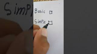 Square shape drawing in basic simple better expert [upl. by Esorbma]