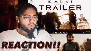 Kalki 2898 AD Trailer  REACTION  Prabhas  Amitabh Bachchan  Kamal Haasan  Deepika Nag Ashwin [upl. by Braswell]