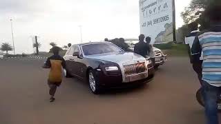 Thalapathy Vijay Spotted in his Rolls Royce Car Master Shooting Rolls Royce Chase Caught by Fans [upl. by Ramyaj489]