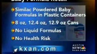 Abbott Labs recalls Similac baby formula [upl. by Asilaj]