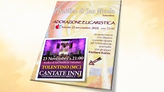 23 NOVEMBRE 2024 ADORAZIONE EUCARISTICA  ANIMATA DA PADRE MASSIMO GIUSTOZZO OSA [upl. by Alisun]