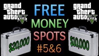 GTA 5  Hidden Briefcase Packages Locations Guide 56 quotFREE MONEYquot Under Water Cash  Money [upl. by Kevyn]