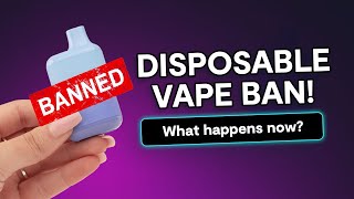 The UK Bans Disposable Vapes  What Next [upl. by Aerdnaz]