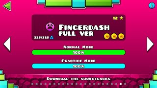 Geometry Dash  Fingerdash FULL VER All Coin  ♬ Partition [upl. by Naeloj]