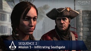 Assassins Creed 3  Sequence 2  Mission 5  Infiltrating Southgate 100 Sync [upl. by Reiss]