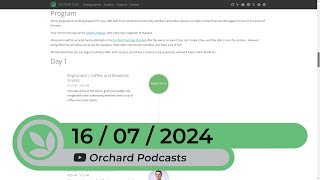 Orchard Podcast 16th of July 2024 [upl. by Nalro755]