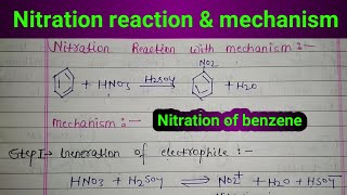 Nitration of benzene with mechanism by unil Yadav sir UNILCLASSES [upl. by Calendre]