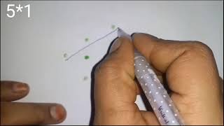 51 dots rangoli51 చుక్కల ముగ్గులుdussehra rangoli [upl. by Bekki]