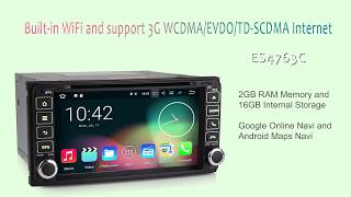 Erisin ES4763C 695quot Android 71 OS Car Radio DVD Player GPS Stereo System DAB for Toyota Corolla [upl. by Dyann]