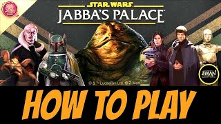 Star Wars card game  Jabba’s Palace  How to play [upl. by Ydaf42]