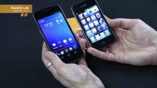 Samsung Galaxy Nexus vs Apple iPhone 4S Review  by Gazellecom [upl. by Acirrehs]