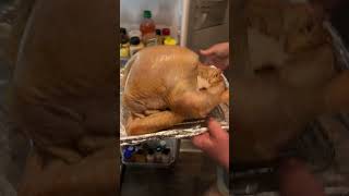 dry turkey skin  crispy turkey skin smokedturkey thanksgivingturkey howtobbqright [upl. by Ghassan926]