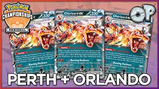 Charizards Charizards Everywhere Perth amp Orlando Top 8 Decklists and Meta Analysis Pokemon TCG [upl. by Nerrak]