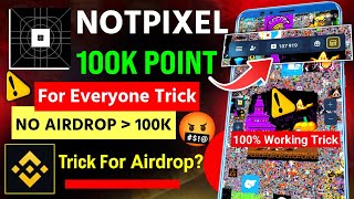 😱NOTPIXEL 100000 PX Trick  NotPixel Latest UpdateBoost PX Coins Fast notpixel notpixelairdrop [upl. by Eniarol]