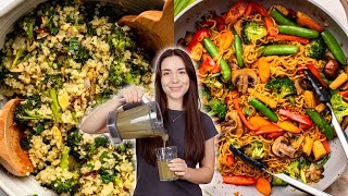 3 Easy Vegan Meals I Eat Every Week  What I Eat in a Day [upl. by Hallie]