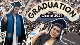 GRADUATION DAY VLOG🎓  Completed Masters at Pace University👩🏻‍🎓  New York Campus  Class of 2024 [upl. by Sevik185]