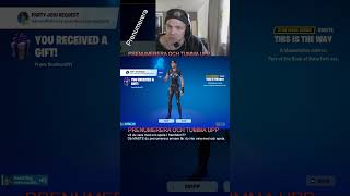 🔴 fortnite VILL DU VARA MED O SPELA GIFT FROM SNABBEND11 fortnite [upl. by Anid]