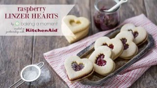 Valentine’s Day Linzer Cookies by Baking a Moment  KitchenAid [upl. by Etterual]