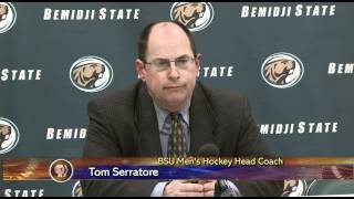 Bemidji State Mens Hockey Swept by Wisconsin  Lakeland News Sports  February 27 2012m4v [upl. by Eelsel]