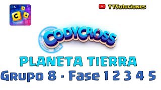 CodyCross Planeta Tierra Grupo 8 Fase 1 2 3 4 5 [upl. by Atlanta]