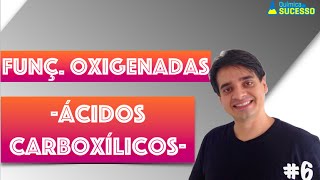 Ácidos Carboxílicos  Funções Oxigenadas  Química Orgânica Prof Carlos André [upl. by Yeffej121]